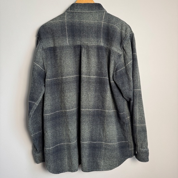 Sullen Craft Collection Mens Flannel Button Up Plaid Shirt Black-Olive XL Pocket - Picture 6 of 14